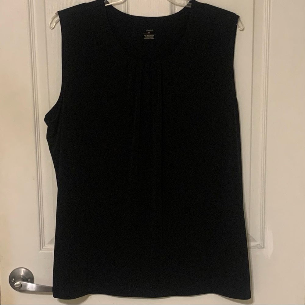 Sleeveless Black Top